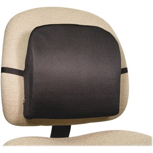 Advantus Memory Foam Massage Lumbar Cushion - Strap Mount - Black