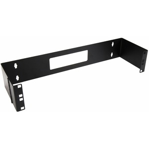 StarTech.com 2U 19in Hinged Wall Mount Bracket for Patch Panels - Black