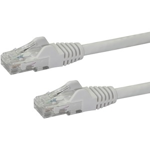 StarTech.com 3 ft White Snagless Cat6 UTP Patch Cable - Category 6 - 3 ft - 1 x RJ-45 Male Network