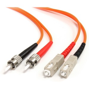 StarTech.com Network cable - ST multi-mode M - SC multi-mode M - 3m - fibre optic