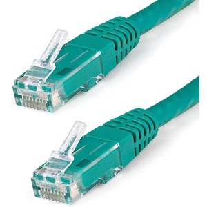 StarTech.com 15ft Green Molded Cat6 Patch Cable ETL Verified - Category 6 - 1x RJ-45 Male Network