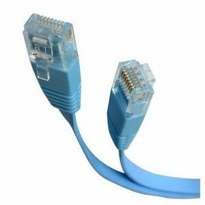 StarTech.com 6 ft Blue Flat Molded RJ45 UTP Cat 5e Patch Cable - 6ft Patch Cord - 1 x RJ-45 Male