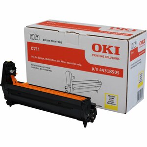Oki 44318505 LED Imaging Drum - Yellow