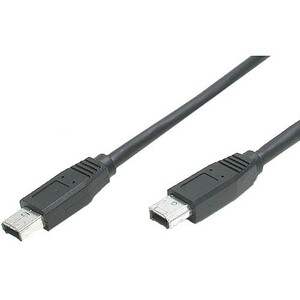 StarTech.com 1 ft IEEE-1394 Firewire Cable 6-6 M/M - Male FireWire - Male FireWire - 1ft - Black