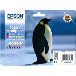 Epson T559 Ink Cartridge - Black, Colour