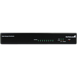 StarTech.com 8 Port VGA over Cat5 Digital Signage Broadcaster with RS232 Andamp; Audio - 1 x 1
