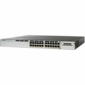 Cisco Catalyst WS-C3750X-24P-S 24 Ports Manageable Ethernet Switch - 24 x PoE Ports - Stack Port - 1 x Expansion Slots - 10/100/1000Base-T - 24 x Network - 2 Layer S