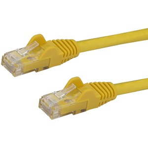 StarTech.com 10 ft Yellow Snagless Cat6 UTP Patch Cable - Category 6 - 10 ft - 1 x RJ-45 Male Network - 1 x RJ-45 Male Network - Yellow