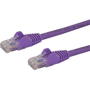 StarTech.com 7 ft Purple Snagless Cat6 UTP Patch Cable - Category 6 - 7ft - 1 x RJ-45 Male Network - Purple