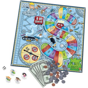Learning Resources Money Bags Coin Value Game - Classic - 2 to 4 Players - 1 Each