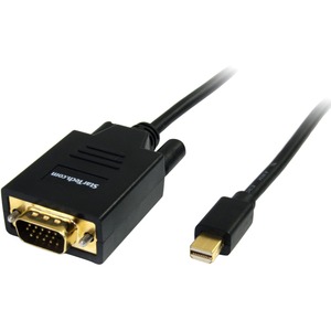 StarTech.com 6 ft Mini DisplayPort to VGA Cable - M/M - HD-15 Male VGA - 6ft - Black