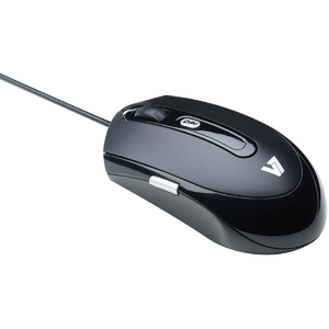 V7 M60G11-7E Mouse - Laser Wired - Black
