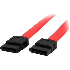 StarTech.com 6in SATA Serial ATA Cable - Male SATA - Male SATA - 6 - Red
