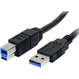 StarTech.com 3 ft Black SuperSpeed USB 3.0 Cable A to B - M/M - Type A Male USB - 3ft - Black