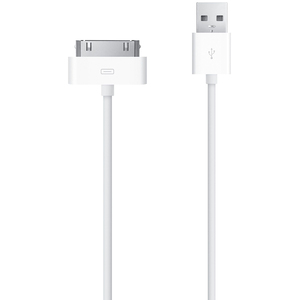 Apple Apple Dock Connector Usb For Iphone Ipod Touch Ipod Nano Ipad 3 28 Ft 1 X Apple Dock Connector Proprietary Connector 1 X Usb White Ma591gb