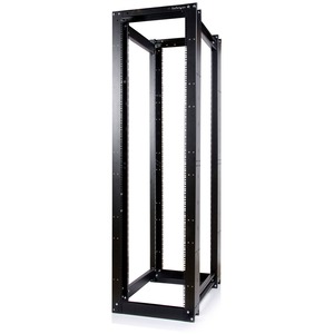 StarTech.com 45U 3300lb High Capacity 4 Post Open Server Equipment Rack - Flat Pack 4POSTRACKHD - Store your servers, network and telecommunications equipment in t