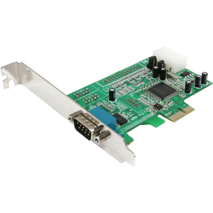 StarTech.com 1 Port Native PCI Express RS232 Serial Adapter Card with 16550 UART - 1 x 9-pin DB-9 Male RS-232 Serial PCI Express
