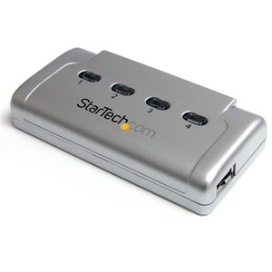 StarTech.com 4-to-1 USB 2.0 Peripheral Sharing Switch - 4 x Type B Female USB 2.0 USB