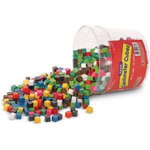 Learning Resources Centimeter Cubes Set - Theme/Subject: Learning - Skill Learning: Counting, Measurement, Patterning - 6 Year & Up - 1000 Pieces