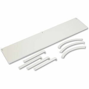 HON Verse Hanging Shelf, 60"W - 60" Width x 14.50" Depth - Steel - Light Gray - 1 Each