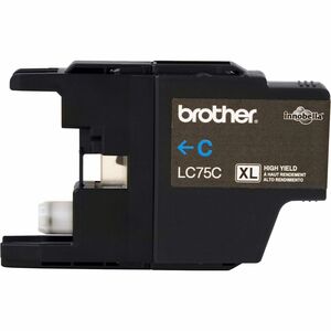 Brother LC75C Original Ink Cartridge - Inkjet - 600 Pages - Cyan - 1 Each