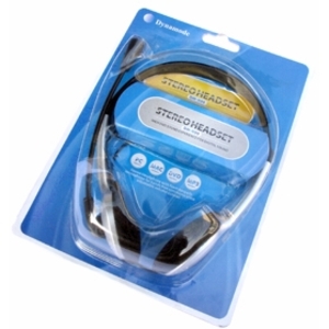 Dynamode Wired Stereo Headset - Over-the-head - Semi-open - 32 Ohm - 20 Hz - 20 kHz - 1.80 m Cable - Mini-phone