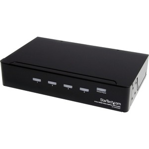 StarTech.com 4 Port High Speed HDMI Video Splitter w/ Audio - 1 x Mini-phone Stereo Audio In