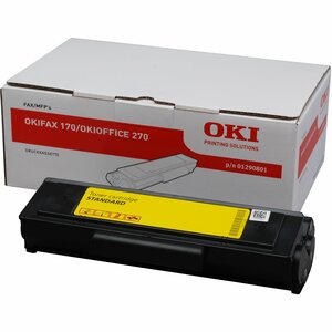 Oki 01290801 Toner Cartridge - Black