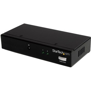 StarTech.com 2 Port DisplayPort Video Switch with Audio Andamp; IR Remote Control - Video Switchbox