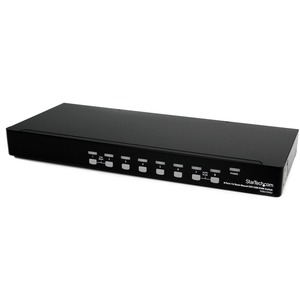 StarTech.com 8 Port 1U Rackmount DVI USB KVM Switch - 8 Port - 1U - Rack-mountable