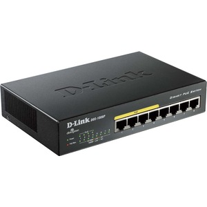 Dlink 8 Ports 4 X Poe 4 X Rj 45 10 100 1000base T Desktop Dgs1008p