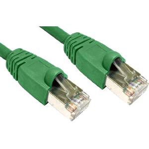 Cables Direct B6ST-701G 1 m Category 6 Network Cable for Network Device - First End: 1 x RJ-45 Male Network - Second End: 1 x RJ-45 Male Network - Patch Cable - Shie
