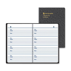 at a glance pocket telephone address book