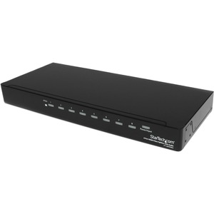 StarTech.com 8 Port High Speed HDMI Video Splitter w/ Audio - Rack Mountable - 1 x HDMI Digital A / V in