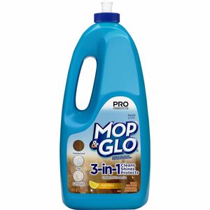 Mop & Glo Multi-surface Floor Cleaner - 64 oz (4 lb) - Lemon ScentBottle - 1 Each - Tan