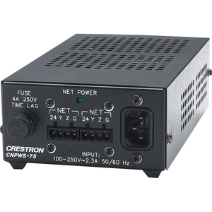 Crestron Electronics 110 V Ac 220 V Ac Input Voltage Rack Mountable 75 W Cnpws75