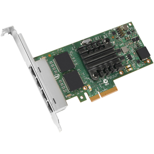 Intel Pci Express X4 4 Port 10 100 1000base T Internal Low Profile Full Height Retail I350t4