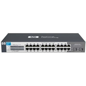 Hp 24 Ports 10 100base Tx 24 X Network Twisted Pair Fast Ethernet 2 Layer Supported Power Supply 1u High Rack Mountablelifetime Limited Warranty J9663a