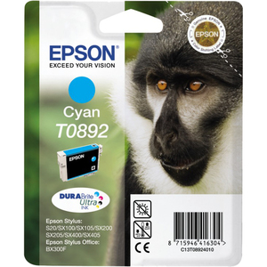 Epson DURABrite Ultra T0892 Ink Cartridge - Cyan