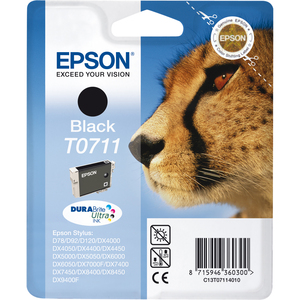 Epson DURABrite Ultra T0711 Ink Cartridge - Black