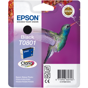 Epson Claria T0801 Ink Cartridge - Black