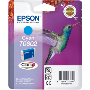 Epson Claria T0802 Ink Cartridge - Cyan