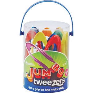 Learning Resources Jumbo Tweezers Set - Theme/Subject: Learning - Skill Learning: Fine Motor, Sensory Perception, Eye-hand Coordination - 3-6 Year - Red, Blue, Green, Yellow,