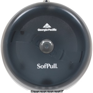 SofPull 1-Roll Centerpull High-Capacity Toilet Paper Dispenser - Center Pull Dispenser - 1 x Roll Center Pull - 10.5" Height x 10.5" Width x 6.8" Depth - Plastic - Lockable, L