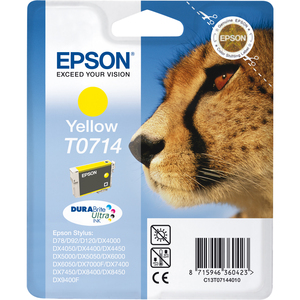 Epson DURABrite Ultra T0714 Ink Cartridge - Yellow