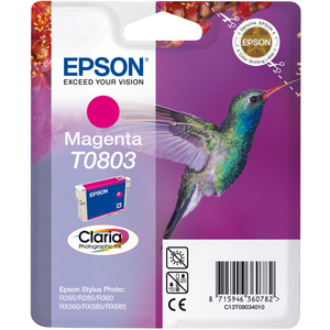 Epson Claria T0803 Ink Cartridge - Magenta