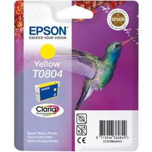 Epson Claria T0804 Ink Cartridge - Yellow