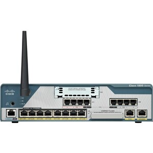 Cisco 16 Ports Management Port Poe Ports 2 Slots Fast Ethernet 1 5u Desktop Wall Mountable Rack Mountable C1861esrstbk9