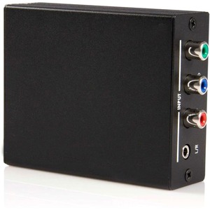StarTech.com Component to HDMI Video Converter with Audio - 1 x Mini-phone Female Audio