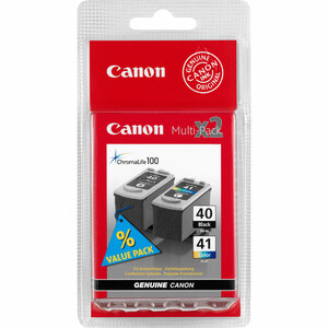 Canon PG-40/CL-41 Ink Cartridge - Black, Colour